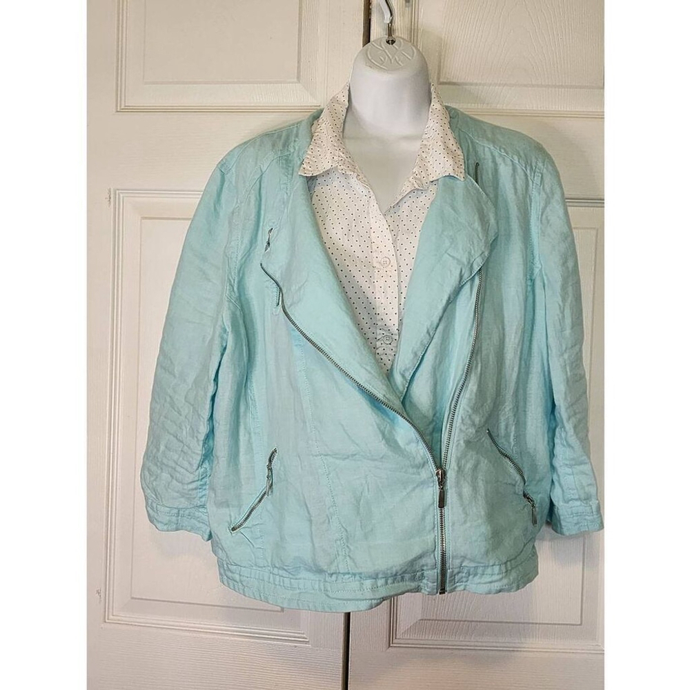 Chico's Turquoise Jacket